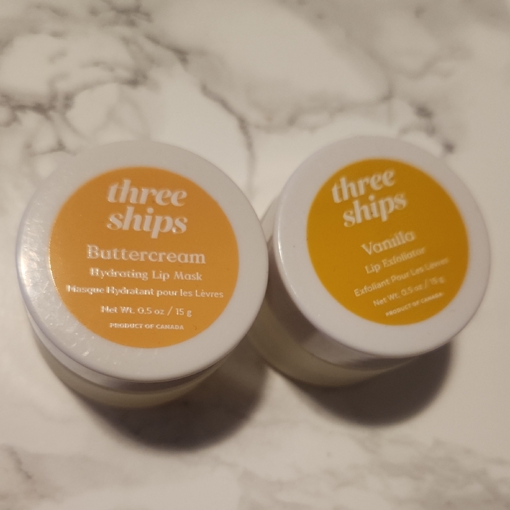 Three Ships Buttercream and Vanilla Lip Care Set